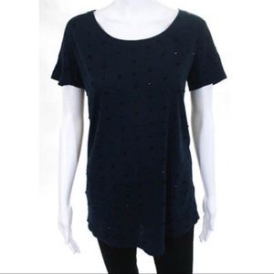 Marc by Marc Jacobs Polka dot rhinestone tee